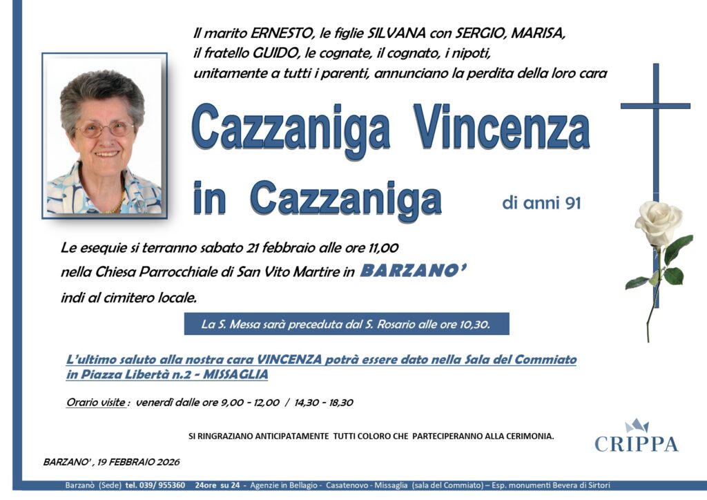 Cazzaniga Vincenza