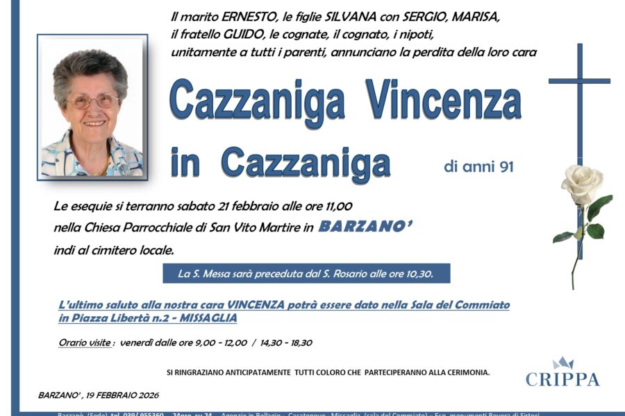 Cazzaniga Vincenza